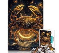 Jigsaw Puzzles for Adults 1000 Pieces Golden Crab 1000 Piece Jigsaw,Fun Activity for Home, Rainy Days Toys, Birthday Gifts (size 75x50cm)