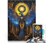 Jigsaw Puzzles for Adults 1000 Pieces Golden Phoenix Artwork Learning Educational Toy 26x38cm A Work of Art for Age 14