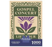 Jigsaw Puzzles for Adults 1000 Pieces Gospel Concert Jigsaw for Adults Family Game Staycation Kill Time Great Gift for Gaming 52x38cm/1000pcs