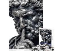 Jigsaw Puzzles for Adults 1000 Pieces Greek Hush Statue Family Game Enhance Memory Toy Wall Decor Improving Love between Couples (50x75cm)