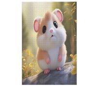 Jigsaw Puzzles for Adults 1000 Pieces Hamster Wooden Puzzle Relaxing Game Brain Teasers (78×53cm)