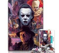 Jigsaw Puzzles for Adults 1000 Pieces Horror Movies,Decompressing Intellectual Educational Toy Birthday Present,Gifts (38x26cm)