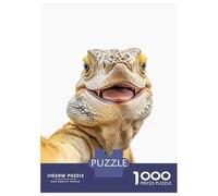 Jigsaw Puzzles for Adults 1000 Pieces Iguana Selfie Adult Jigsaw Hands-on Game Pattern Assembly Challenging To Complete 52x38cm/1000pcs