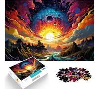 Jigsaw Puzzles for Adults 1000 Pieces Imagine a landscape Stress Relief 26x38cm Enhance love between couples for 14 year olds