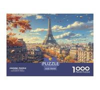 Jigsaw Puzzles for Adults 1000 Pieces - Impossible Puzzle - Paris Landmarks Jigsaw Puzzles for Adults - Adult Puzzle - Difficult - Jigsaw Puzzle - Challenging Game - Fantasy (Der Eiffelturm) 70x50cm/1