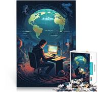 jigsaw puzzles for adults 1000 pieces Internet art Made of cardboard for and from 14 years and over Educational Learning Toys Family Games Birthday present。size:26x38cm/10.24x14.96inch
