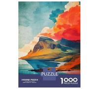 Jigsaw Puzzles for Adults 1000 Pieces Isle of Skye Art Puzzles for Adults Relaxing Games Presents for Women Challenging Game Gifts 70x50cm/1000pcs