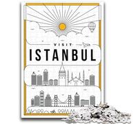 Jigsaw Puzzles for Adults 1000 Pieces Istanbul Turkey Help The Brain Exercise Addictive Toys to Cultivate Patience A Work of Art (size 50x70cm)