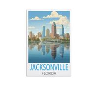 Jigsaw Puzzles for Adults 1000 Pieces，Jacksonville Florida Educational Game jigsaw puzzle Suitable for Decompression and Wall Decor 38x26cm