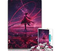 Jigsaw Puzzles for Adults 1000 Pieces Japanese Anime Girl Teenager Jigsaw,Fun Present & Activity for Home,Toy for Rainy Days (size 75x50cm)