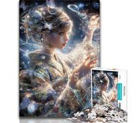 Jigsaw Puzzles for Adults 1000 Pieces Japanese Female Ninja Warrior Adult Jigsaw,Challenging Difficult Deal As Gifts for The Whole Family (size 75x50cm)