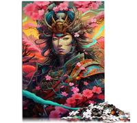 jigsaw puzzles for adults 1000 pieces Japanese Sakura Warriors learning educational puzzle 26x38cm Unique Birthday and Gifts