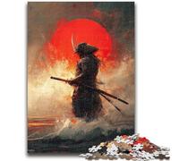 Jigsaw Puzzles for Adults 1000 Pieces Japanese Samurai Puzzles for Teenagers,Challenging Game Gifts for Is Ideal As A Gift for The Whole Family (38x26cm)