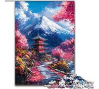 Jigsaw Puzzles for Adults 1000 Pieces Japanese Temples Learning Educational Toys Family Games Suitable for Desktop Decoration (size 50x75cm)
