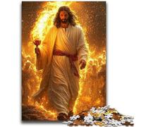 Jigsaw Puzzles for Adults 1000 Pieces Jesus Help The Brain Exercise Addictive Toys to Cultivate Patience A Work of Art 38x26cm