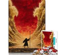 Jigsaw Puzzles for Adults 1000 Pieces Jesus in The Ocean Puzzles for Adults,Stress Reliever Staycation Kill Time Enhance Love between Couples (size 75x50cm)