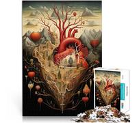 Jigsaw Puzzles for Adults 1000 Pieces Journey of the Heart Intellectual Game 26x38cm deal as gifts for the whole family for Age 14