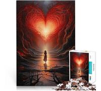 jigsaw puzzles for adults 1000 pieces Journey of the Heart Made of cardboard,for ages 14 and over Challenging Game Christmas Birthday Gifts 。size:26x38cm/10.24x14.96inch
