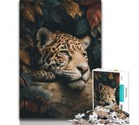Jigsaw Puzzles for Adults 1000 Pieces Jungle Cheetah Teenager Jigsaw,Interesting Stress Reduction Parent-child Interaction 26x38cm