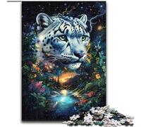 Jigsaw Puzzles for Adults 1000 Pieces Jungle Leopard, for Age 14 Years And over Home Decor As A Gift for The Whole Family And Friends (Size 26x38cm)