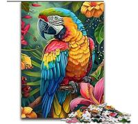 Jigsaw Puzzles for Adults 1000 Pieces Jungle Parrot, Educational Games Home Decoration Is Ideal As A Gift for The Whole Family (Size 26x38cm)