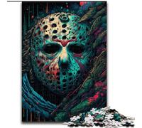 Jigsaw Puzzles for Adults 1000 Pieces Killer Mask, Suitable for Ages 14 And Up Home Educational Games DIY Toys Artwork Gift (Size 50x75cm)