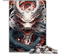 Jigsaw Puzzles for Adults 1000 Pieces King Fantasy Dragon, Family Game Stress Reliever Difficult Challenge A Work of Art for Ages 14+ (Size 50x75cm)