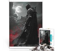jigsaw puzzles for adults 1000 pieces Knight Made of cardboard,for and 14 years and over Educational Games Home Decoration game. Wish List with Santa Claus。size:38x52cm/14.96x20.47inch