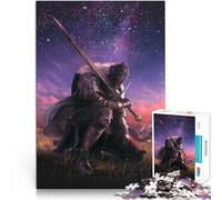 Jigsaw Puzzles for Adults 1000 Pieces Knight of Stars Made of cardboard,Suitable for people aged 14 and above Home Decoration game Toys Birthday gift, gifts, wall art。size:38x52cm/14.96x20.47inch