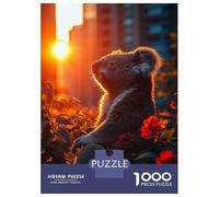 Jigsaw Puzzles for Adults 1000 Pieces Koala in Golden Hour Jigsaw Puzzle Relaxing Games Difficult Hard Challenging To Complete 52x38cm/1000pcs