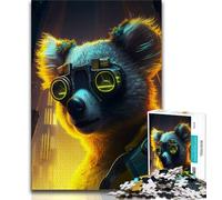 Jigsaw Puzzles for Adults 1000 Pieces Koala Teenager Puzzles,Challenging Game for Is Ideal As A Gift for The Whole Family (size 38x26cm)