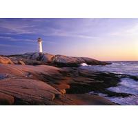 Jigsaw Puzzles for Adults 1000 Pieces Landscape Jigsaw Puzzles for Adult Kids Challenging Game, Sea, Lighthouse, Canada 70x50CM
