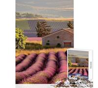 Jigsaw Puzzles for Adults 1000 Pieces Lavender Fields Family Game Enhance Memory Toy Wall Decor Improving Love between Couples (38x52cm)