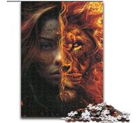 Jigsaw Puzzles for Adults 1000 Pieces Leo Woman, Toys Educational Games Stress Relieving Unique Home Decor And Gifts (Size 50x75cm)