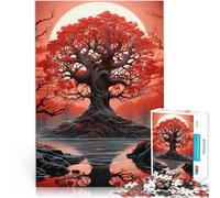 Jigsaw Puzzles for Adults 1000 Pieces “life Tree ” Made of cardboard，for and 14 years and over Difficult to complete but fun and humorous Fun at Home Activities, Birthday Present,Travel Gifts。