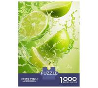 Jigsaw Puzzles for Adults 1000 Pieces Limes Splashing in Water Jigsaw for Adults Family Game Staycation Kill Time Great Gift for Gaming 70x50cm/1000pcs