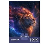 Jigsaw Puzzles for Adults 1000 Pieces Lion of The Cosmos-9 Adult Jigsaw Hands-on Game Pattern Assembly Challenging To Complete 52x38cm/1000pcs
