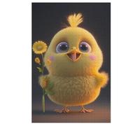 Jigsaw Puzzles for Adults 1000 Pieces Little Yellow Duck Wooden Puzzle Relaxing Game Brain Teasers 78×53cm