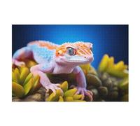 Jigsaw Puzzles for Adults 1000 Pieces Lizard Wooden Puzzle Relaxing Game Brain Teasers (75×50cm)