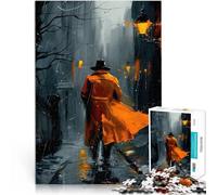 Jigsaw Puzzles for Adults 1000 Pieces Lone Walk Lernspielzeug für die ganze Familie Geeignet für die Schreibtischdekoration38x52cm