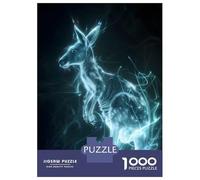 Jigsaw Puzzles for Adults 1000 Pieces Luminous Kangaroo Hop Puzzles for Adults Family Games Difficult Hard Challenging To Complete 70x50cm/1000pcs