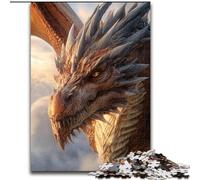 Jigsaw Puzzles for Adults 1000 Pieces Magic Dragon, Family Game Stress Reliever Difficult Challenge A Work of Art for Ages 14+ (Size 26x38cm)