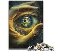 Jigsaw Puzzles for Adults 1000 Pieces Magic Eye Toys Educational Games Stress Relieving Suitable for Desktop Decoration 26x38cm