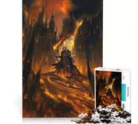 Jigsaw Puzzles for Adults 1000 Pieces Magic FireRing Arcane Lord Educational Game Home Art Decor for Is Ideal As A Gift 38x52cm
