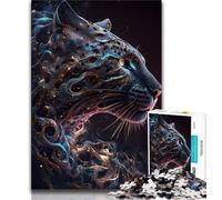 Jigsaw Puzzles for Adults 1000 Pieces Magical Panther Adult Jigsaw,Decompressing Intellectual Educational Toy Birthday Gift 38x26cm