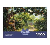 Jigsaw Puzzles for Adults 1000 Pieces Mango Orchard, Educational Games Home Decoration Puzzle Building Great Gift for Adult 52x38cm/1000pcs
