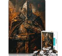 Jigsaw Puzzles for Adults 1000 Pieces Medieval Knight Paintings,Educational Games Home Decoration Is Ideal As A Gift for The Whole Family (75x50cm)