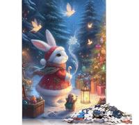 Jigsaw Puzzles for Adults 1000 Pieces Merry Christmas Jigsaw Puzzle Adult Woodenboard Puzzles Brain Teaser Puzzles For Adults And Teenagers 1000pcs (75x50cm)