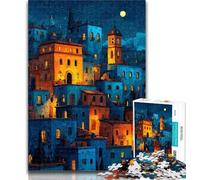 Jigsaw Puzzles for Adults 1000 Pieces Mexican City Puzzles for Teenagers,Challenging Game Gifts for Is Ideal As A Gift for The Whole Family 50x75cm