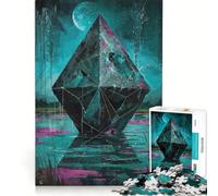 Jigsaw Puzzles for Adults 1000 Pieces Midnight Crystal Relax Games Enhance Memory Unique Gifts for Birthday And Christmas 38x26cm